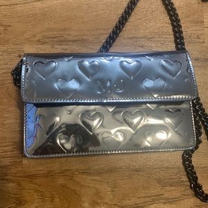 Marc by marc jacobs gun metal chain purse